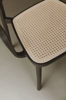 Sklum 4er-Set stapelbare Esszimmerstühle mit Armlehnen aus Polypropylen Omara, image 3 of 4