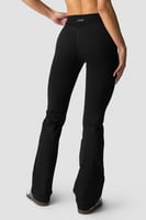 Define Seamless Flared Tights Low Waist Black