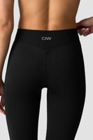 Define Seamless Flared Tights Low Waist Black