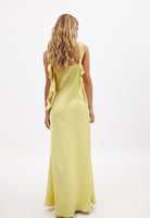 RUFFLE SHOULDER - Maxi dress - yellow