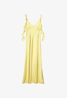 RUFFLE SHOULDER - Maxi dress - yellow