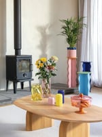 &k Amsterdam Glas-Vase Marshmallow, H 25 cm |