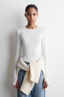 COS Langarmshirt aus Baumwolle 