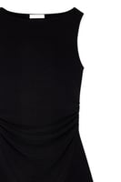 ärmelloses Jersey-Minikleid