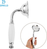 DRELD Retro Duschkopf Edelstahl Handbrause, Antik Brausekopf