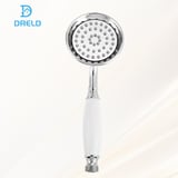 DRELD Retro Duschkopf Edelstahl Handbrause, Antik Brausekopf