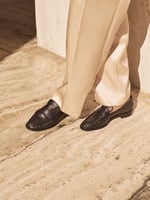 ATP Atelier Airola Black Nappa Loafers