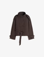 Bershka Trenchcoat mit Stehkragen