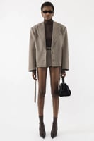 Arakii Checked Belt Jacket