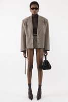 Arakii Checked Belt Jacket