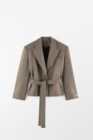 Arakii Checked Belt Jacket