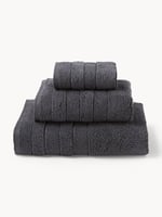 Westwing Handtuch-Set Luxe mit Streifenbordüre