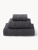 Westwing Handtuch-Set Luxe mit Streifenbordüre