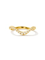Ninety 9 DAINTY WAVE - Ring • Color: 18K Yellow Gold