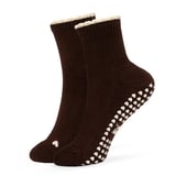 grippyglow Pilates Socken aus Baumwolle I Basic Espresso, Bild 1 von 4