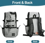 Galatée Hundetragerucksack, Tragbarer Verstellbarer Hunderucksack, Belüfteter Haustiertragerucksack, Haustierrucksack Zum Wandern Im Freien Wandern Bergsteigen Reisen(S, Schwarz)
