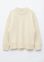 & Other Stories Wollpullover mit Oversized-Passform - Cremeweiß