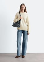 & Other Stories Wollpullover mit Oversized-Passform - Cremeweiß