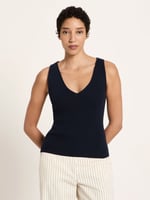 Rippenstrick Top