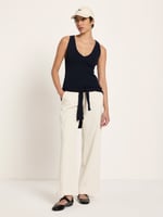 Rippenstrick Top