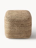 Westwing Handgefertigter Pouf Bono aus Jute