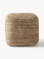 Westwing Handgefertigter Pouf Bono aus Jute