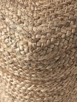 Westwing Handgefertigter Pouf Bono aus Jute
