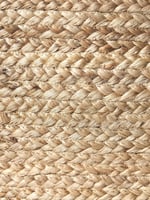 Westwing Handgefertigter Pouf Bono aus Jute