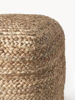 Westwing Handgefertigter Pouf Bono aus Jute