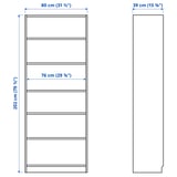 IKEA BILLY Bücherregal - weiß 80x39x202 cm, image 3 of 3