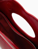 Desigual – Kleine Lippentasche in Rot