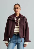 Marc O'Polo DENIM Outdoor-Jacke Relaxed mit Stehkragen, Burnt Aubergine, image 1 of 4