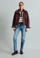 Marc O'Polo DENIM Outdoor-Jacke Relaxed mit Stehkragen, Burnt Aubergine, image 2 of 4