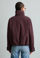 Marc O'Polo DENIM Outdoor-Jacke Relaxed mit Stehkragen, Burnt Aubergine, image 3 of 4