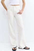 Pull&Bear Wide Leg Jeans mit hohem Bund