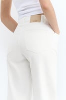 Pull&Bear Wide Leg Jeans mit hohem Bund