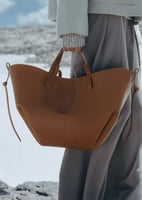 Polène Cyme Edition Camel Genarbtes Leder