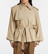 The Frankie Shop Trenchcoat Elva aus Twill