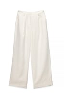 Tailored Wide Leg Linen Pants