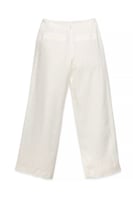 Tailored Wide Leg Linen Pants