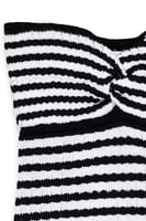 Stripe Twist Detailed Tube Top