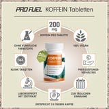 Koffeintabletten 365x - 200 mg Koffein pro Tablette