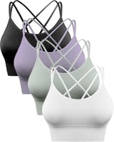 Sykooria Sports Bra, Women's Padded Bustier, Women's Bra Without Underwire