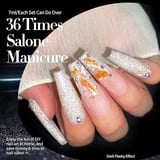 BORN PRETTY UV Nagellack Glitzer, Reflechissant Funkelnd Gel Nagellack Reflective Glitzer Rosa Golden Silber Funkelnd Glitzer Gel Nagel Art Maniküre Lack 6 Farben