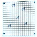 IKEA GREJIG Wandgitter mit Ablage - blau 58x59 cm, image 1 of 4