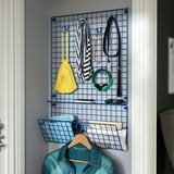 IKEA GREJIG Wandgitter mit Ablage - blau 58x59 cm, image 2 of 4