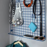 IKEA GREJIG Wandgitter mit Ablage - blau 58x59 cm, image 3 of 4