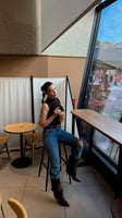 Bershka Verstellbare Slouchy-Fit-Stiefeletten mit Absatz, image 6 of 9