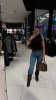 Bershka Verstellbare Slouchy-Fit-Stiefeletten mit Absatz, image 7 of 9