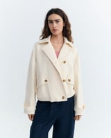 Thinking MU Chaqueta oversize cruda Norma